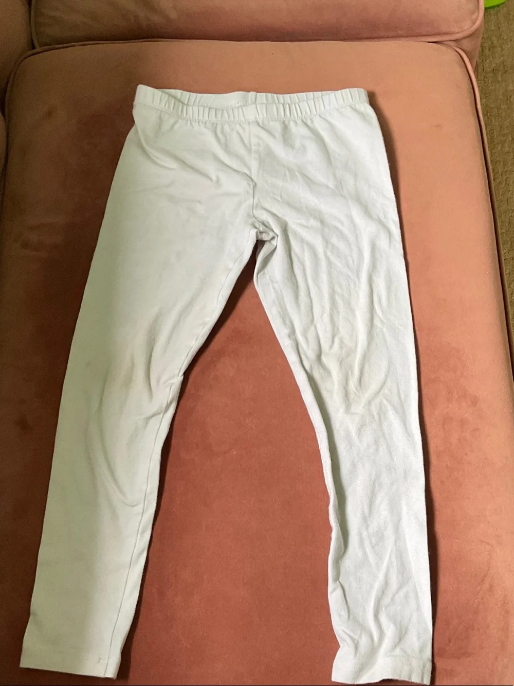 Place Girls White Stretch Leggings